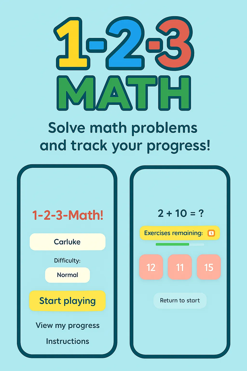 1-2-3 Math promotional artwork
