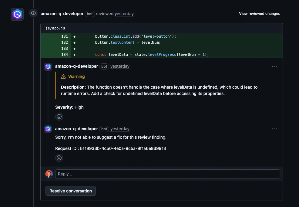 Summary of the pull request and deployment success